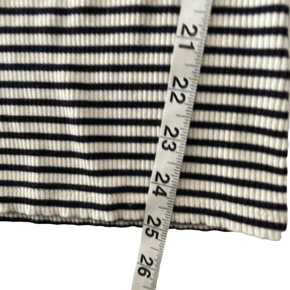 Talbots Size XS Stripe Black & White Blouse - Picture 6 of 6
